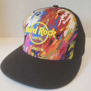 Hard Rock Hotel,Authentic All Is One Cancun Mens Snapback  Hat.
